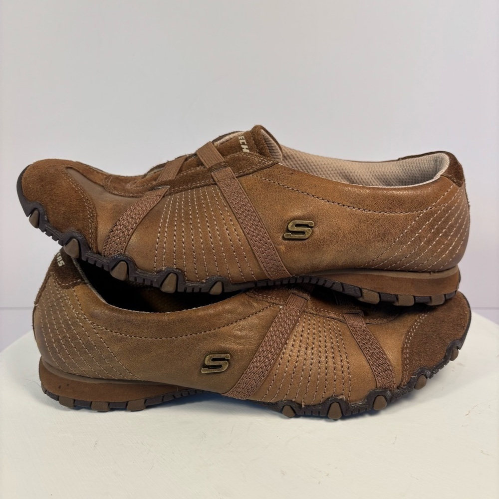 Skechers Brown Slip-on Sneaker Sz 6 - Picture 6 of 7